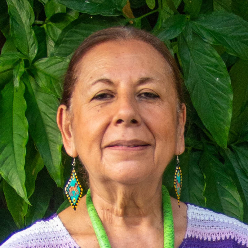 Nana Tzununja, Maria Eugenia Aguilar Castro is a Mayan Priestess or ajqij founder or instituto rais and Nobel Peace Price Candidate