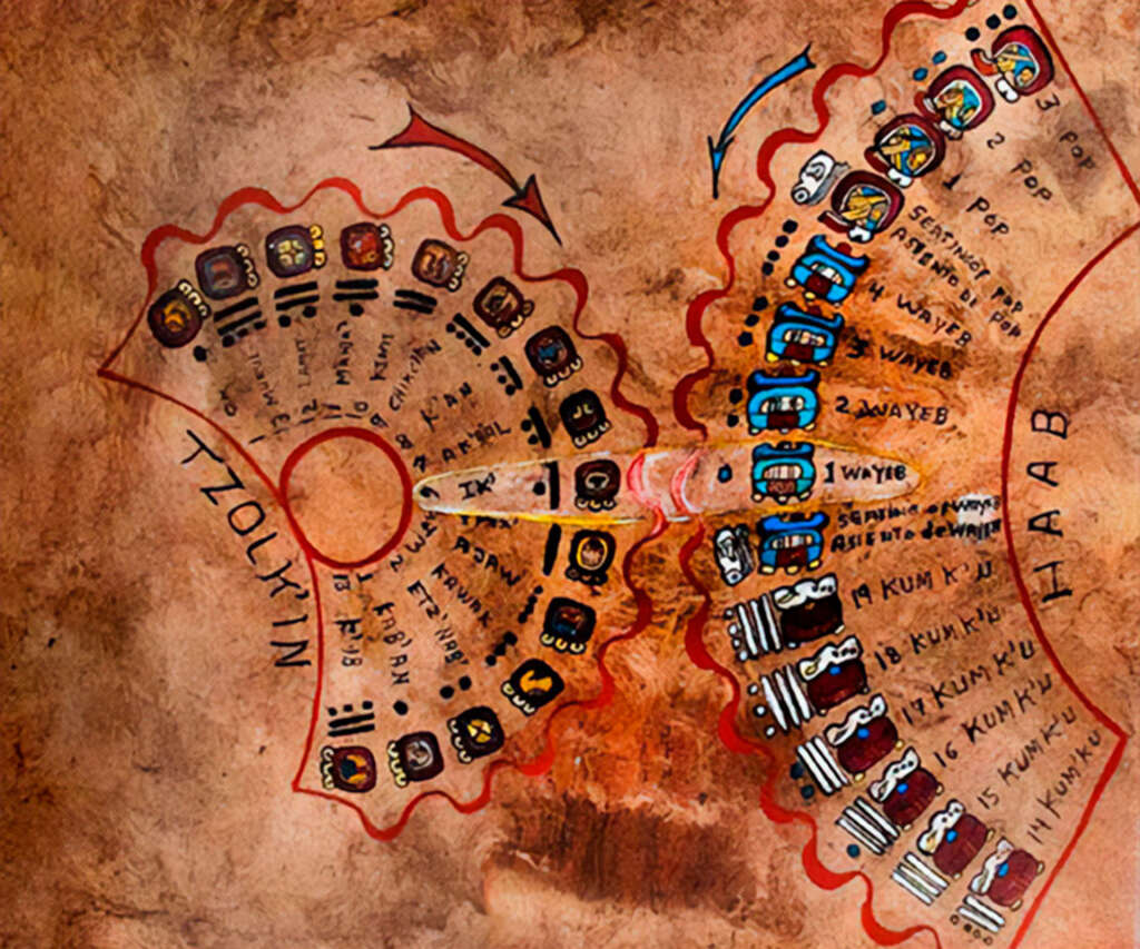 The mayan cross, cholqij or mayan calendar to understand your purpose in life. The mayan astrological chart has been used for millenia as a tool for self understanding and recognition. know yourself with the mayana astrological chart. 